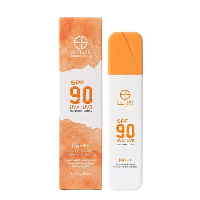 لوسیون ضد آفتاب استلین SPF 90 روشن‌ کننده و ضد پیری / Estelin