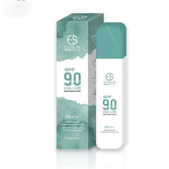 لوسیون ضد آفتاب آبرسان استلین SPF 90 حجم 120 میل / Estelin