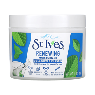 کرم مرطوب کننده جوانساز کلاژن و الاستین سنت ایوز / St.Ives