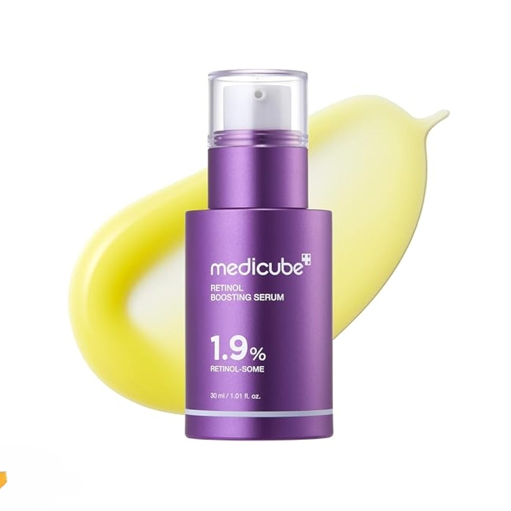 سرم رتینول مدی کیوب جوانساز ضد لک و روشن کننده