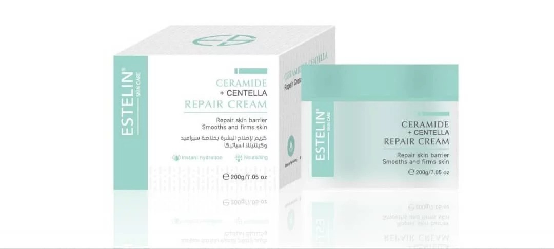 کرم ترمیم کننده سرامید و سنتلا استلین ESTELIN -CERAMIDE + CENTELLA (Repair) Cream